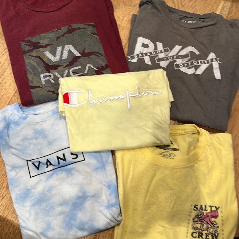 Boys (L) 12/14 Bundle. RVCA Vans Champion Salty Crew